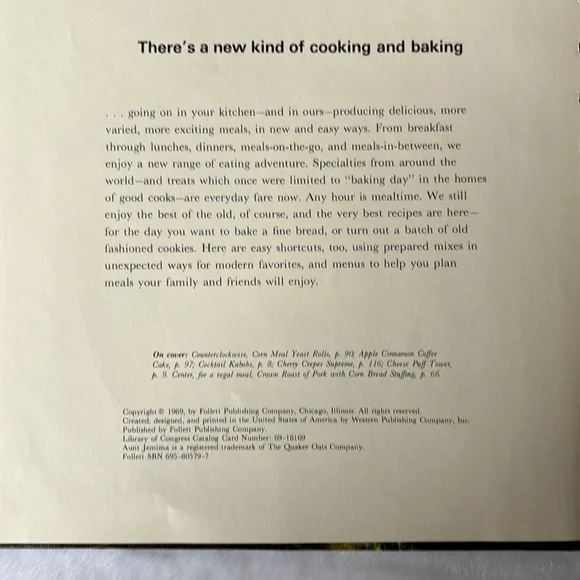 Vintage Aunt Jemima Cook Book - Morning to Midnight, collectible old recipes - Picture 10 of 16